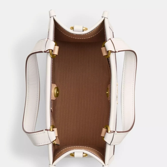 NWT Coach Disney X Dempsey Tote 22 in Chalk - Picture 5 of 7